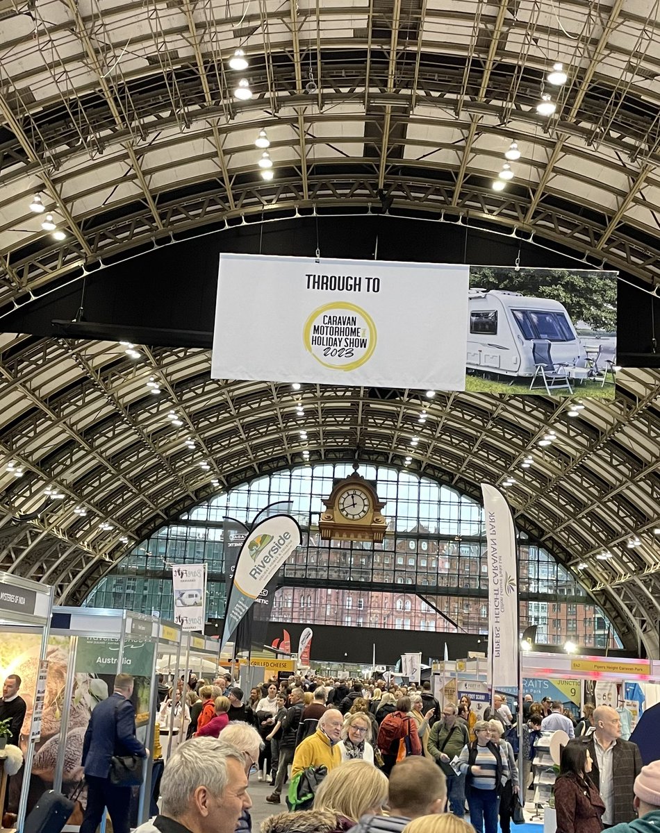 A busy day <a href="/CaravanShow/">Caravan, Motorhome & Holiday Show</a> Manchester..

One more to go tomorrow…