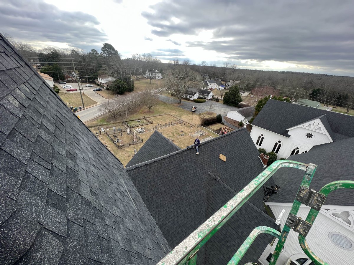 ProShieldGA's tweet image. 🙏 Very excited to help our friends at this church with much needed repairs 🙏

Thankfully these went in just after the recent storms. They’ll be protected and have the peace of mind that comes with a job well done!

SkyShield Roofing
678-722-8994