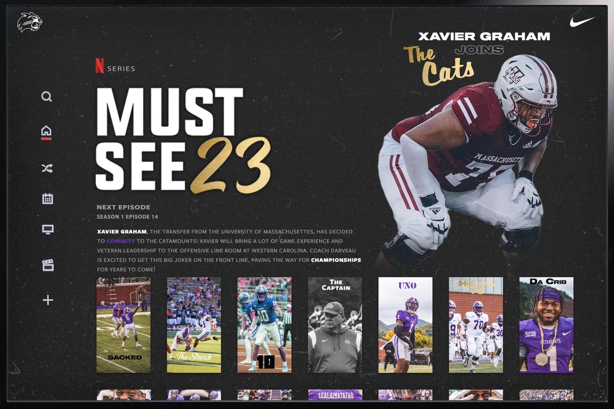 Sidelines Transfer Portal on Twitter "UMass transfer OL Xavier Graham