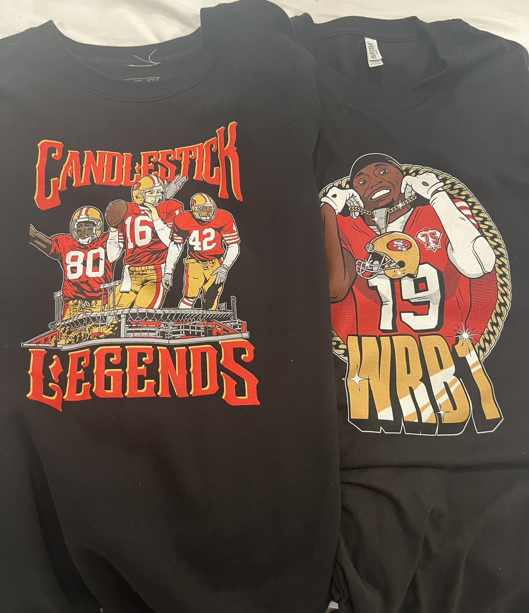 Today’s game day fit brought to you by <a href="/warriorsworld/">warriorsworld</a>. LFG Niners. Let’s mop up these seachickens