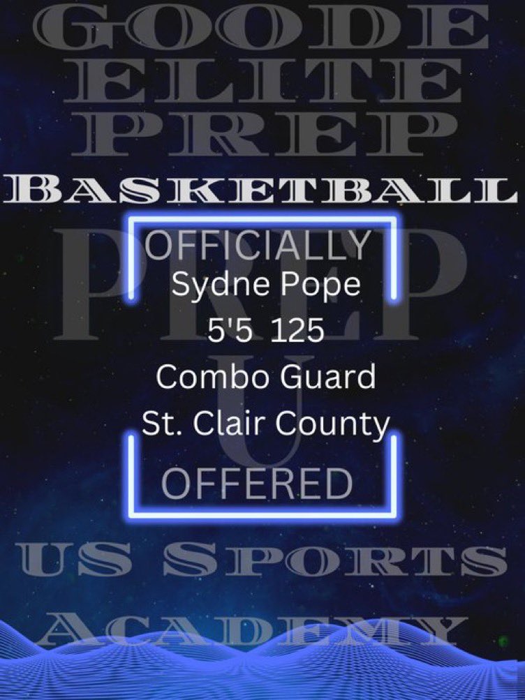 SydnePope's tweet photo. After a great conversation i am blessed to receive an ⭕️offer from @MarquceeR @GoodeElitePrep @USSportsAcademy https://t.co/Bal4031ROg