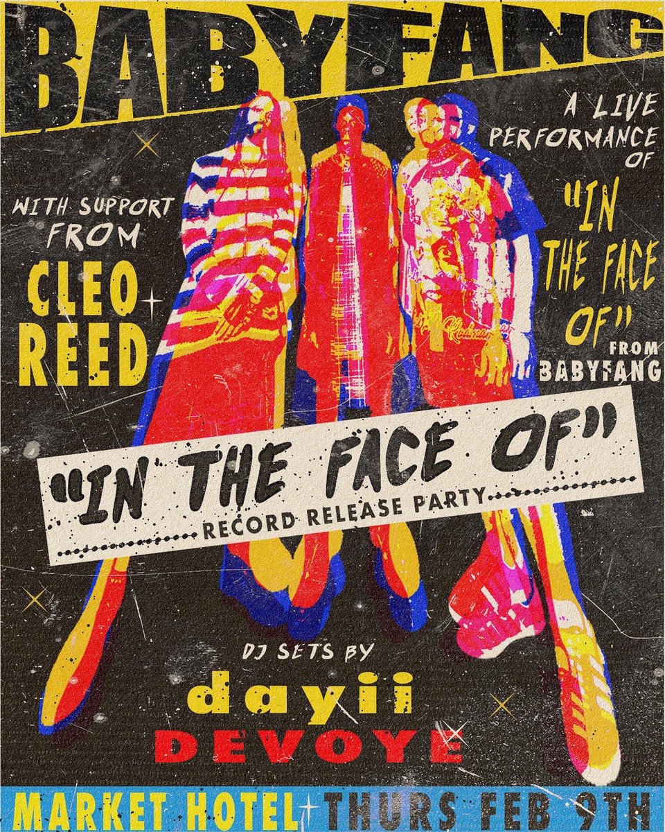 we started an album together summer 2020. On Feb 3rd it will be out in the wild! To celebrate we throwin a PARTY <a href="/markethotelnyc/">MARKET HOTEL</a> where we will play the album live! dance to our favs dayii &amp; <a href="/Theboydevoye/">Pretty kitty kate💗</a>! &amp; Vibe to our fav <a href="/cleoforshort/">cleo reed 💭📍</a> — come thru! 

tix: shorturl.at/aetCF