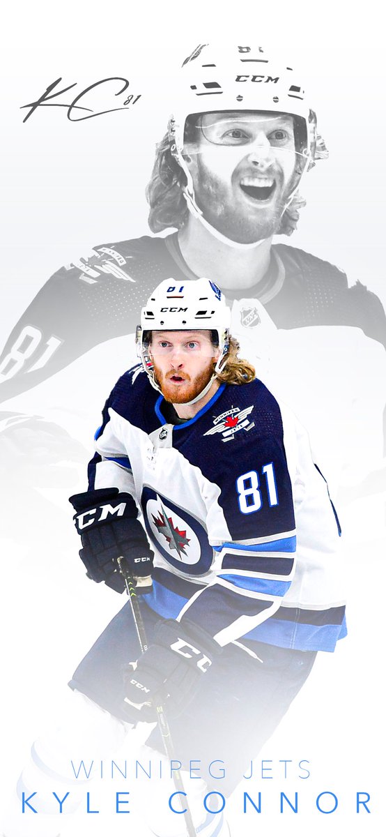 JetsHubYT's tweet photo. I made these phone backgrounds at the end of last season and totally forgot about them, feel free to use!
#NHLJets #GoJetsGo 
#NHLAllStarVote Connor Hellebuyck
#NHLAllStarVote Kyle Connor https://t.co/ioJPwqN9t5