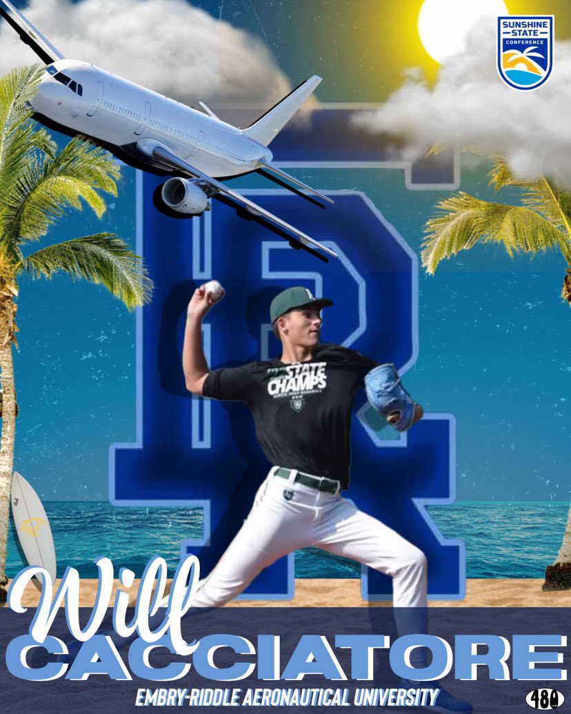 I’m excited to announce my commitment to play baseball at Embry Riddle Aeronautical University. I want to thank Coach Pollard, Austin Prep, Coach Trotta, my teammates, the ERAU coaches and my family for believing in me. I am grateful for the opportunity.