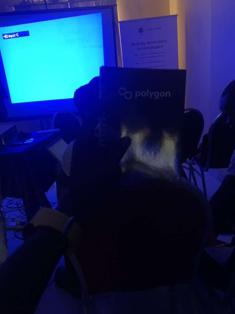 tech_lateef's tweet photo. @0xPolygonDevs @developerayo @0xPolygon @PolygonAbuja
Our Facilitator: @codingcas
#polygonguildabuja #4SOS #polygondev https://t.co/ETeGO5EHKq