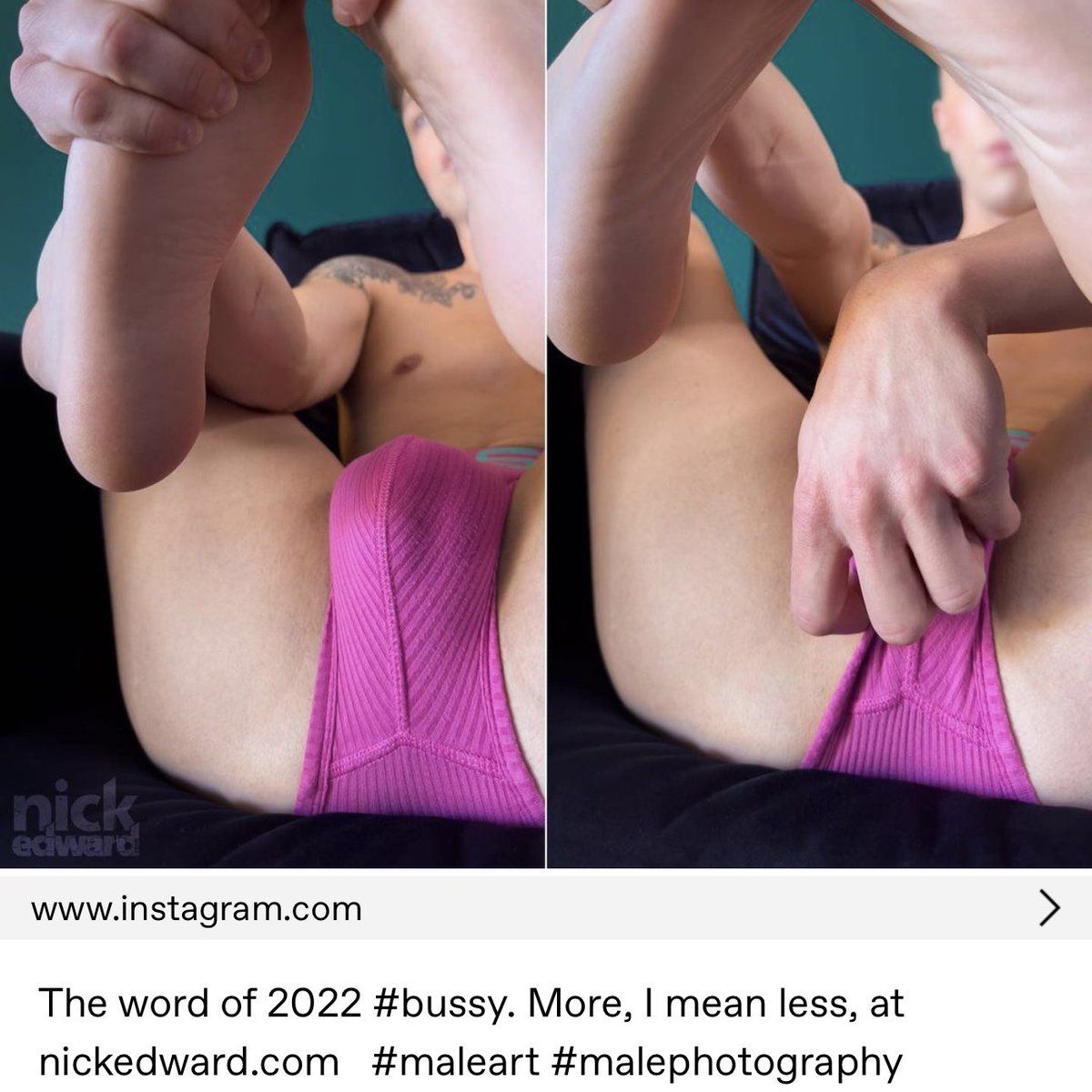 NickEdward's tweet photo. The #bussy that broke my #insta. Worth it @ibarelyknowe https://t.co/AMYMkauXZB