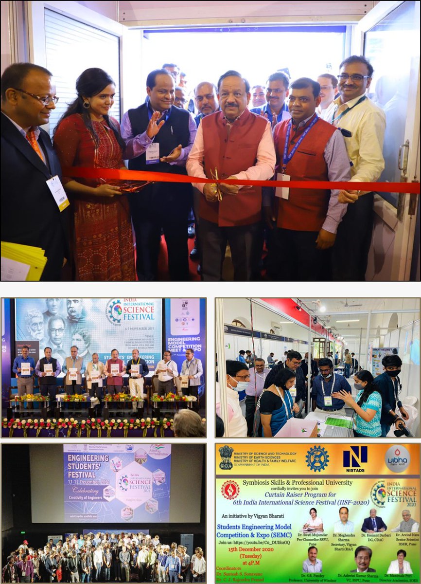 IISF-SIF-2022 is a march toward a bright future with step-by-step science and technology innovation it  has served as a platform for fostering creativity in young minds by using science and technology to improve society for the last Seven years.<a href="/iisfest/">India International Science Festival</a> <a href="/MpVigyan/">Vigyan Bharati Malwa Prant</a> <a href="/Vibha_India/">Vijnana Bharati</a>