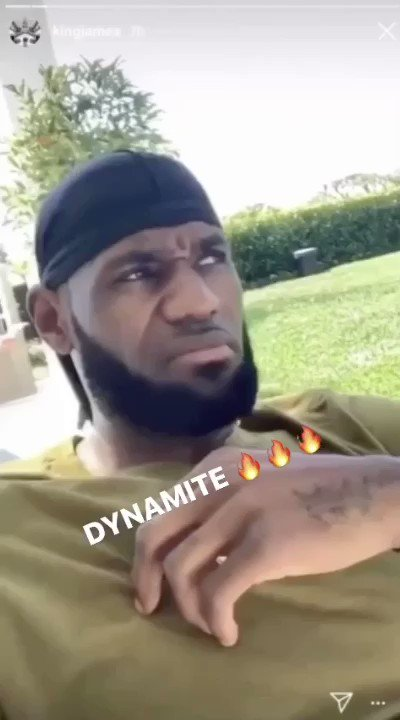heathstakes's tweet photo. REPORT: Lebron just posted on his IG story listening to "Dynamite" by BTS 😳😳😳
nba all star voting link: https://t.co/jMcoXpJbXN
#BTS #ARMY #KPOPBTS #RM #JUNGKOOK #taehyung #suga #bts7 #jin #jhope #BTSARMY #BTSarmyforever https://t.co/acjdRnERpr