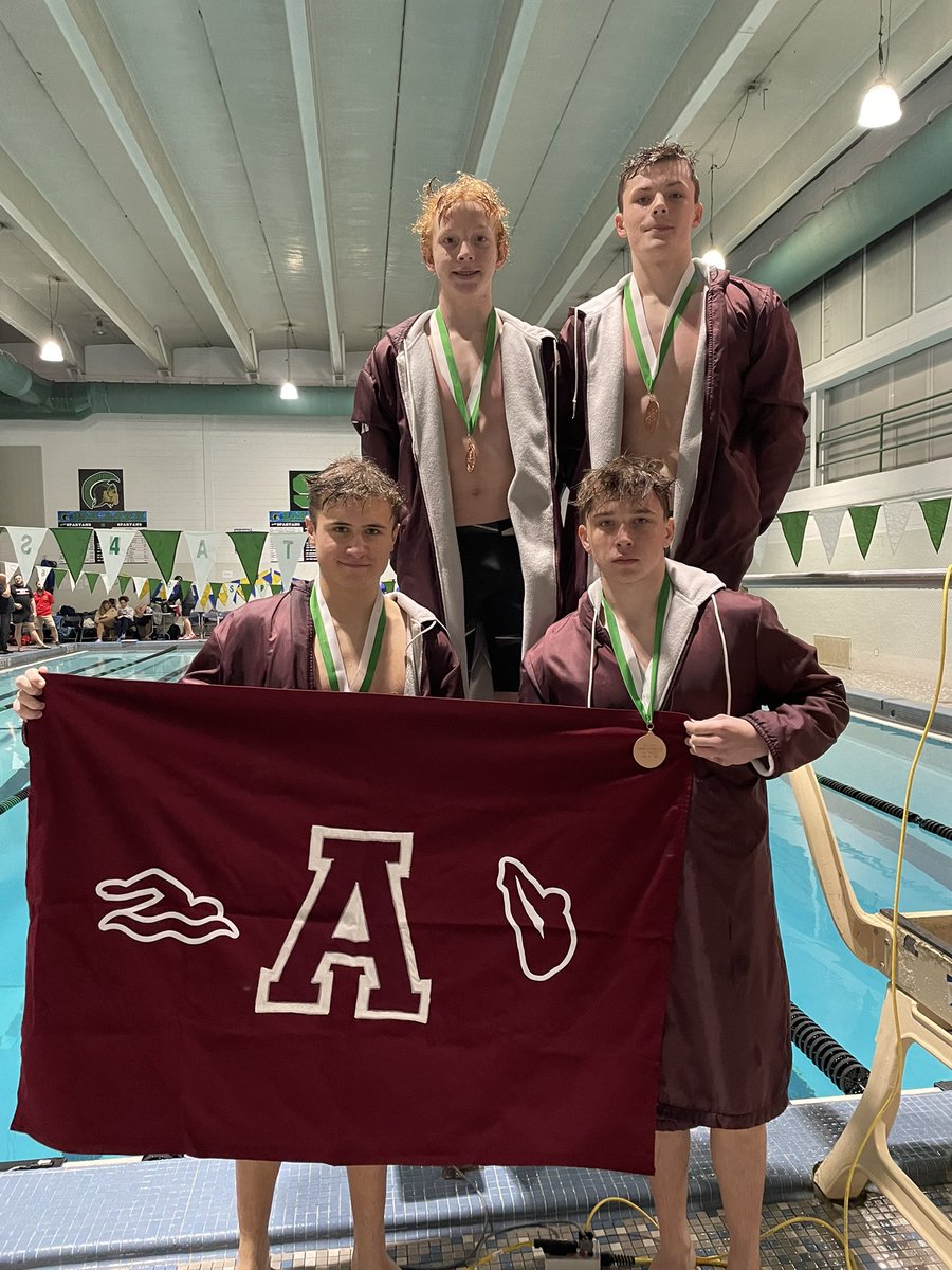 argoswimanddive's tweet photo. 3rd place 200 free relay! #IAmArgo! https://t.co/tAPKKfAkjR