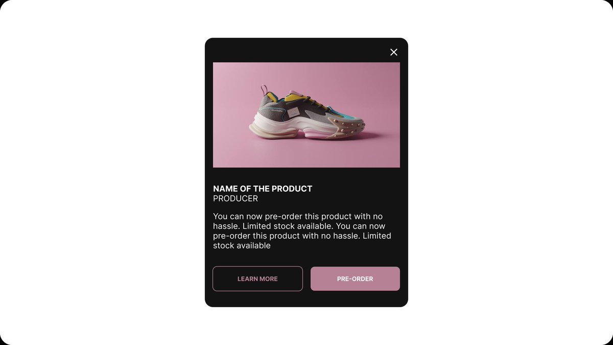 hidrah_'s tweet photo. #Day075 of #DailyUI
Pre-Order (UI) design.
Tool: @figma
#UIUXDesigner #DesignTwitter #figmadesign #techtwitter #NationalShutdown #Shiba #useChimoney #GiveChimoney https://t.co/3odcLhupAo