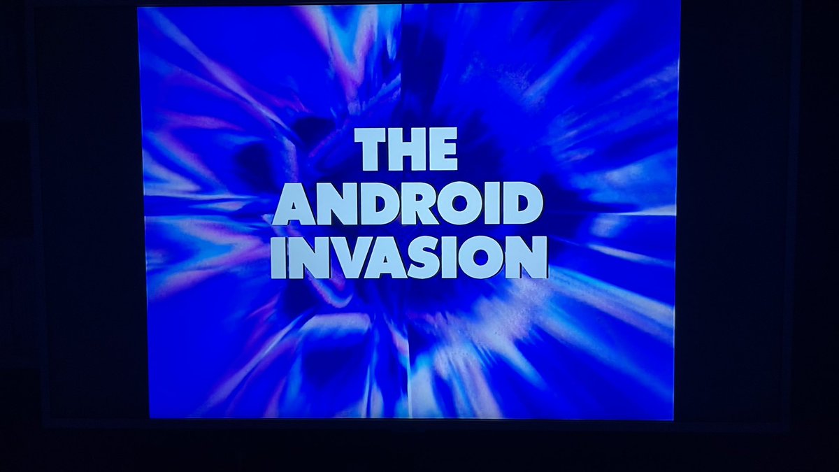 JR1991JR's tweet image. DOCTOR: Tell me, if your Kraal friends are so unviolent, why did Styggron try to vaporise me?  CRAYFORD: Oh, yes. Yes, well, they thought you were a danger.  DOCTOR: Oh. 

Doctor Who The Android Invasion

#DoctorWho #TheAndroidInvasion