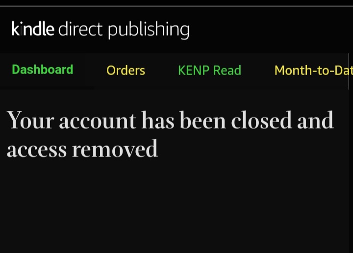 Well this truly sucks!
Seems I must have created multiple accounts in my sleep, and breached their regulations. Why they think I'd create more than one account for my work I have no idea, all I know is that my Author account has been closed without explanation... so that is that!