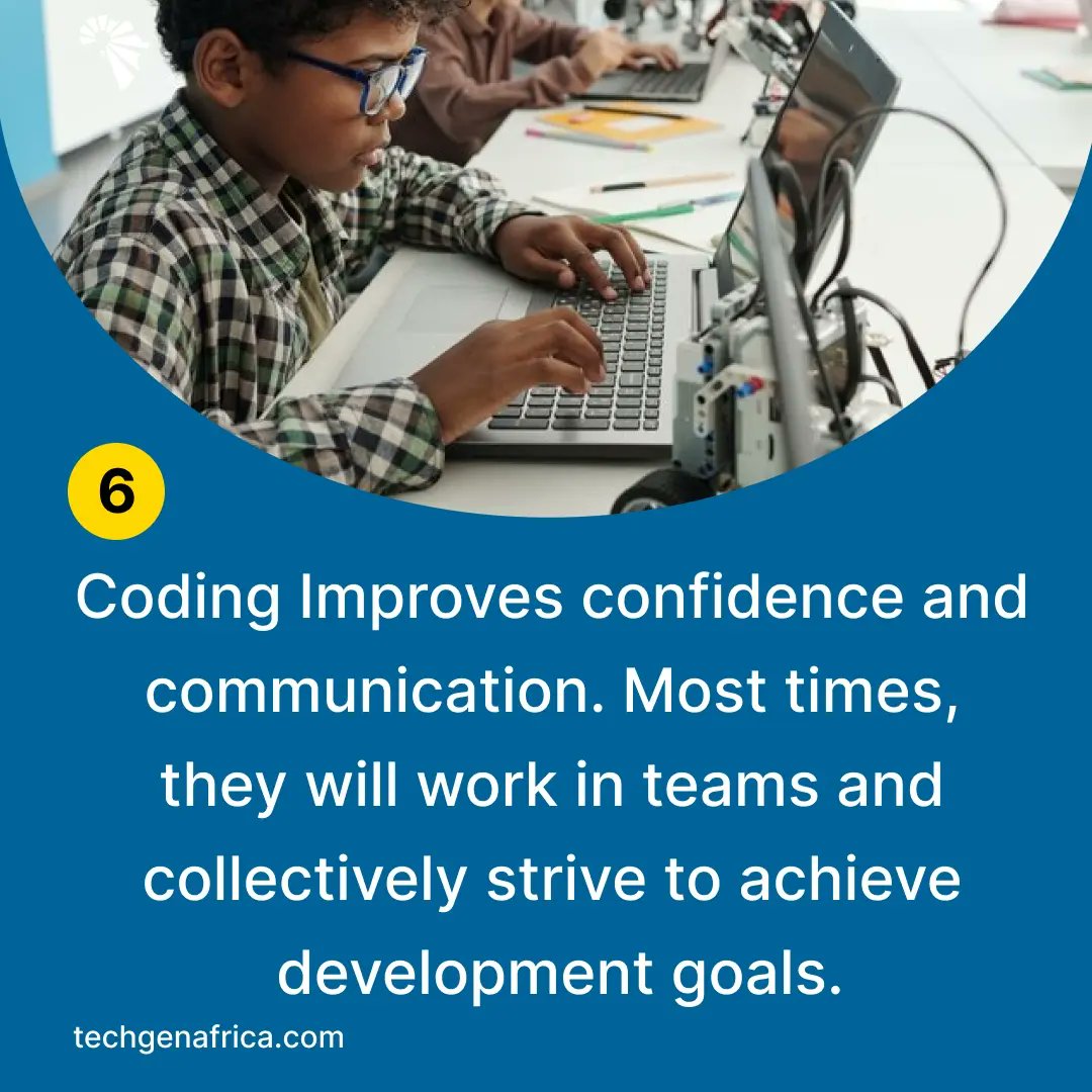 techgenafrica1's tweet image. #coding  #STEMeducation #techgen #onlinecoding #Education #technology #entrepreneurship #Startups #innovation #Leadership #management #innovators #stemeducation #kidscode #teenscode #tech #programming