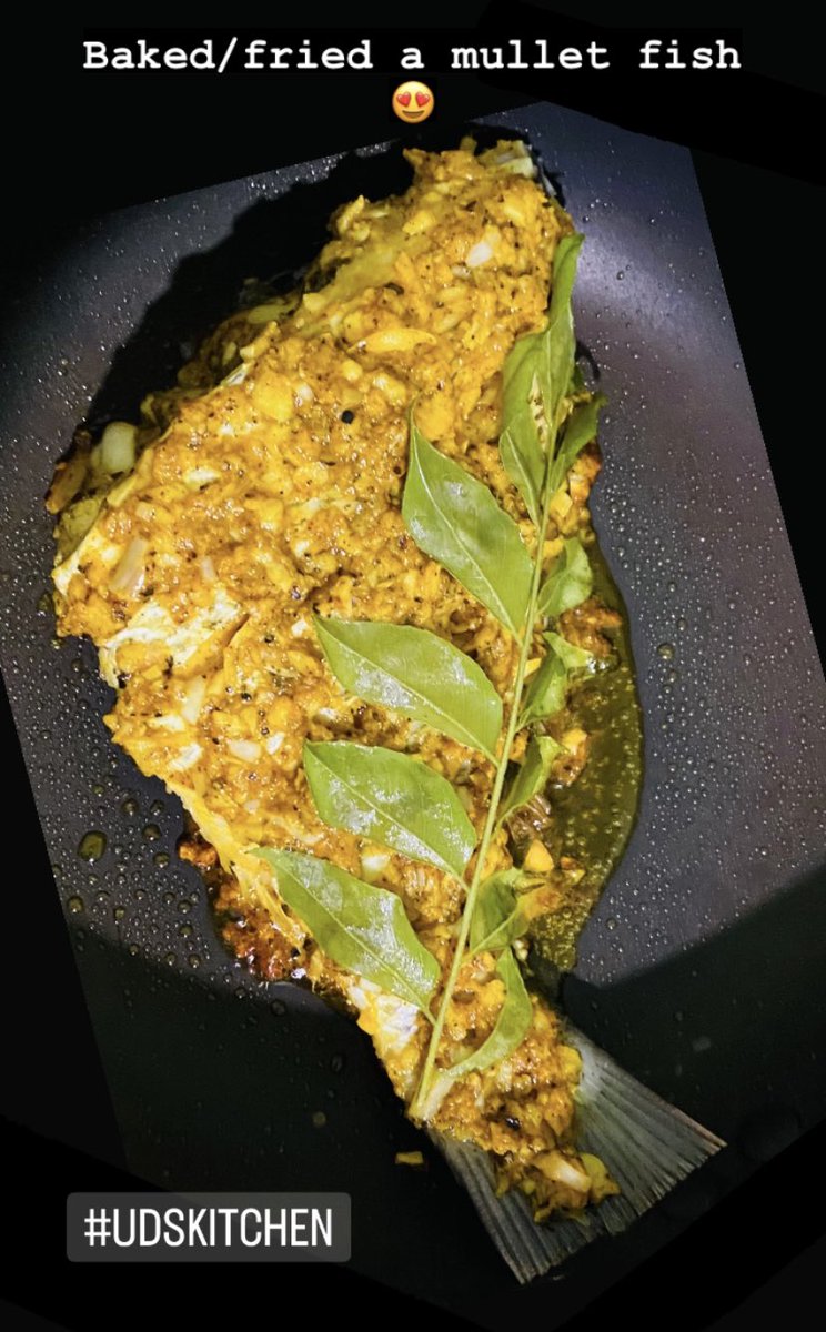 udaraumd's tweet photo. Baked/fried a mullet fish 🐠 with a special seasoning mix from #UDsKitchen 👨🏻🍳 https://t.co/Ny6HinuhiA