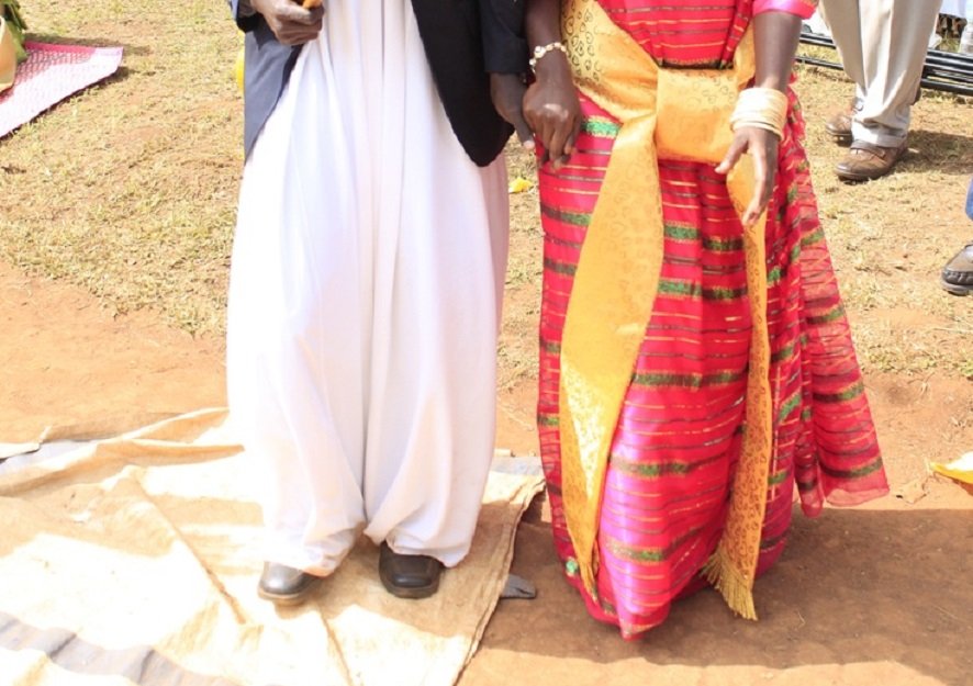 In Uganda, according to the custom of the Banyankole tribe, the aunt of the bride must have sex with the groom as a "potency test". This is her wedding gift to the bride.