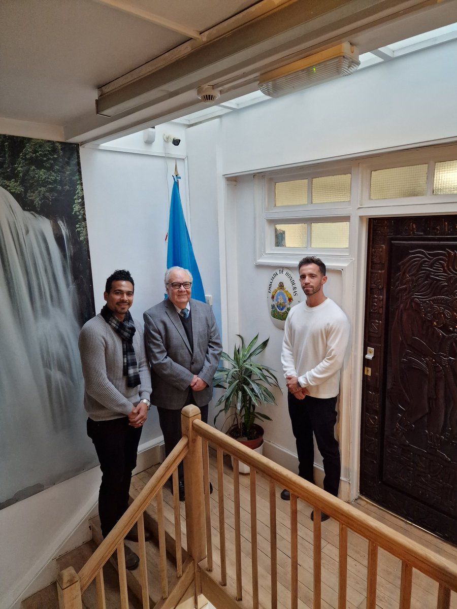 Always a great pleasure meeting with His Excellency Honduran Ambassador Iván Romero Martinez in London.
<a href="/romero_m1/">Ivan Romero Martinez</a> 
<a href="/caribecoffeeco/">Caribe Coffee Co. 💙☕️</a> 
<a href="/Hondurasembassy/">Embassy of Honduras</a>