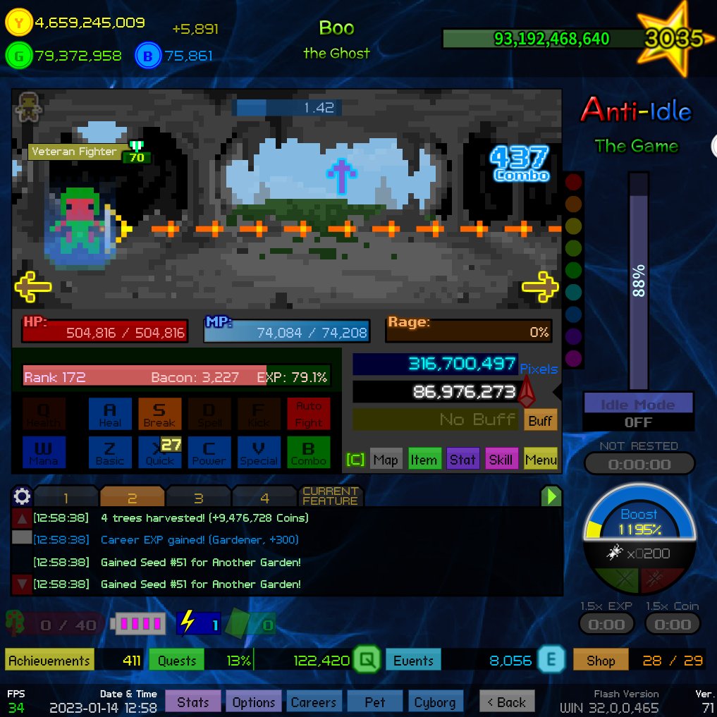 Anti-Idle: The Game, anyone? Old Flash game, still alive thanks to modders (and even some official updates by Tukkun), loads of fun to rediscover and see what the modders have done with it (currently playing Reforged, it's solid!).