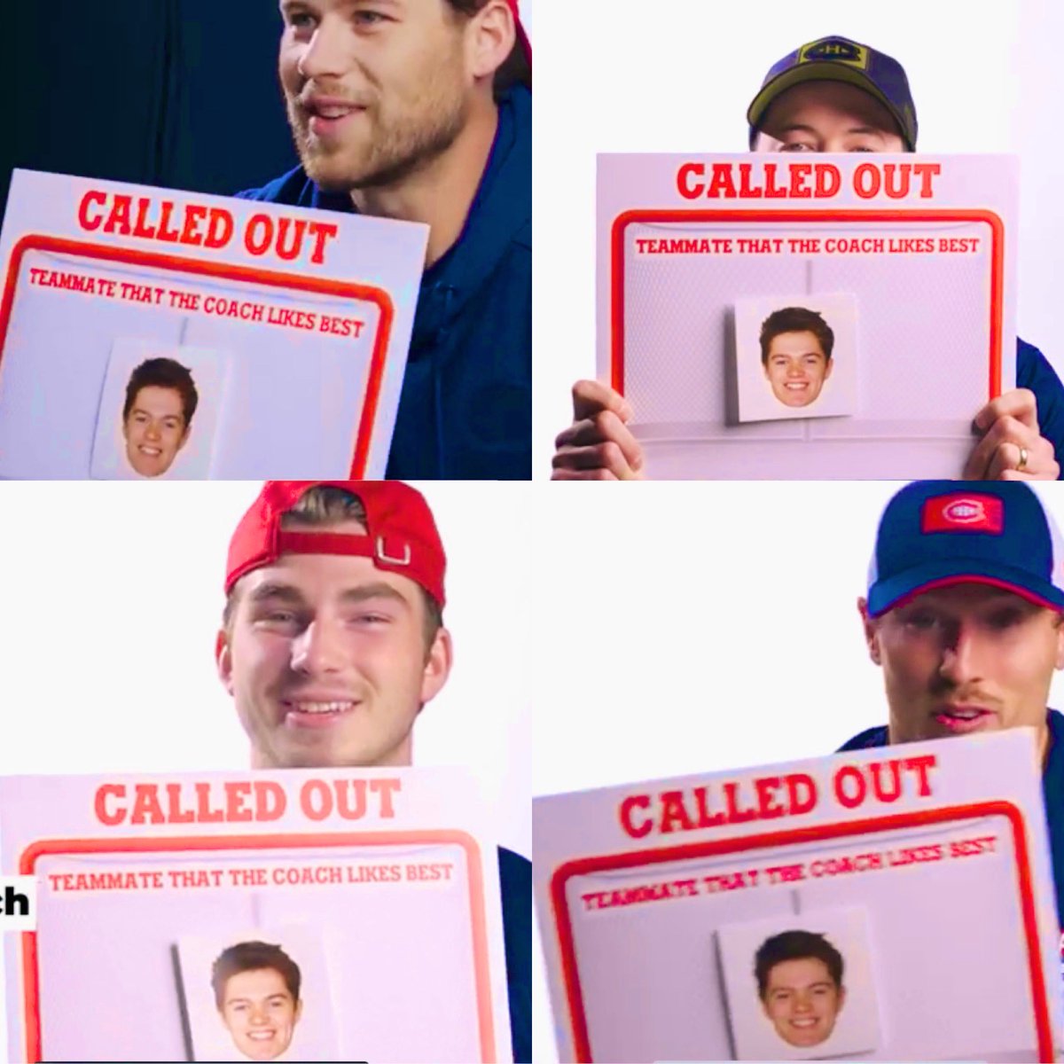 HabsOnReddit's tweet image. Brendan Gallagher: “His dad is our coach.”

Christian Dvorak: “We call Marty Cole’s dad.”

#NHLAllStarVote  Cole Caufield