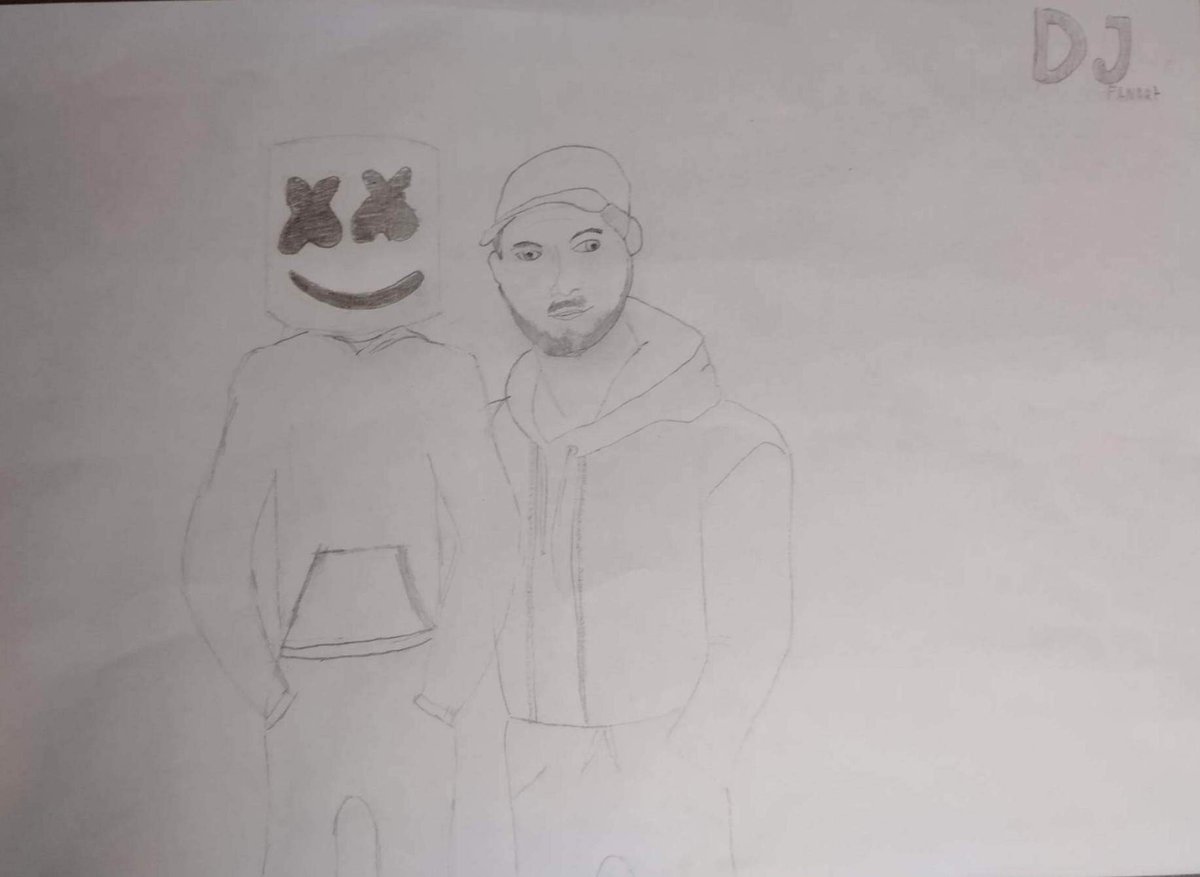 Fanart Alan Walker and Marshmello