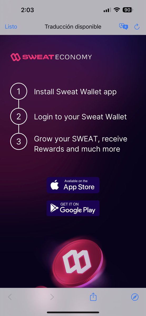 Mrdiabloo's tweet photo. @SweatEconomy @Tesla You app is not avaliable in my country, so i will lose my coins ? https://t.co/6pcigJzSFZ