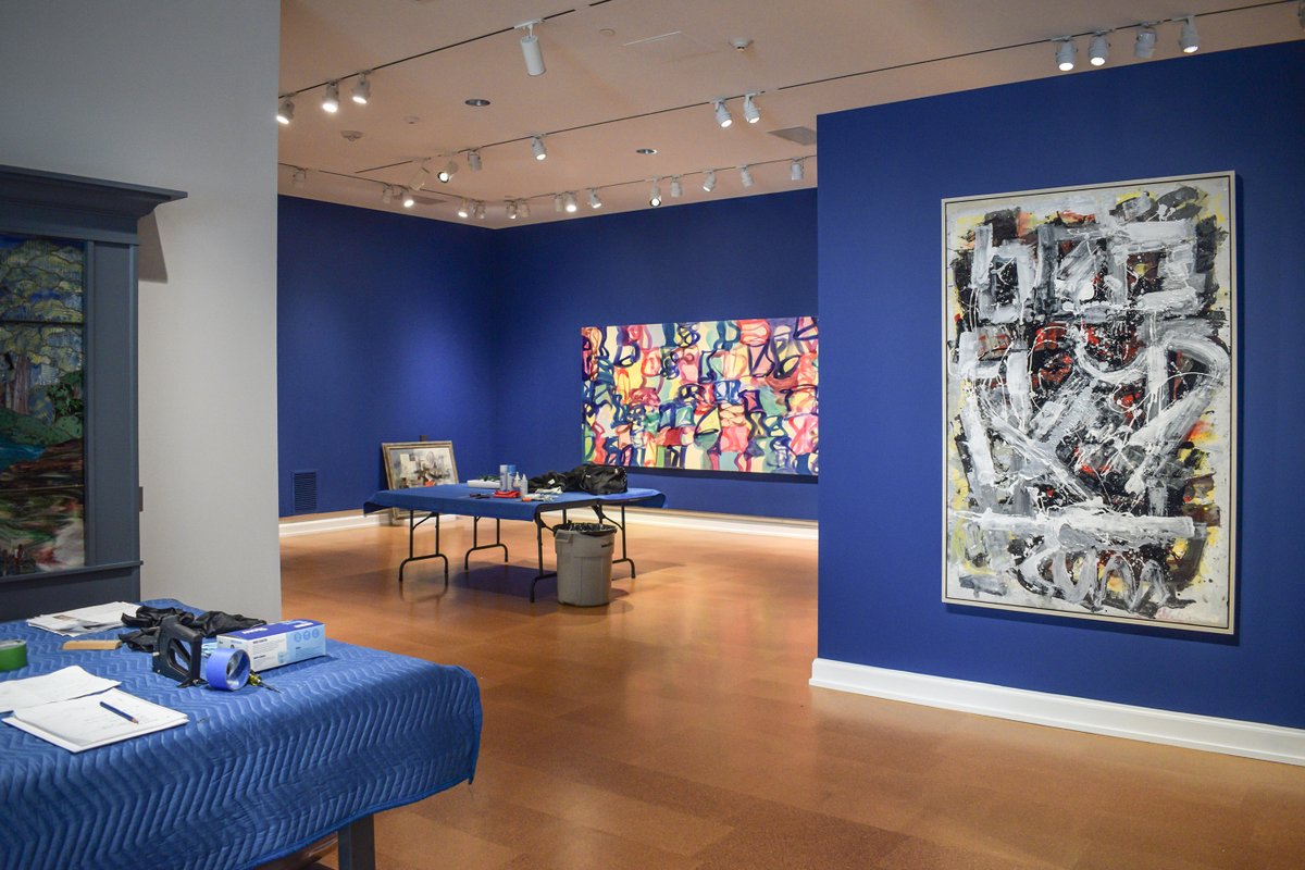 TheWestmoreland's tweet photo. The galleries featuring modern and contemporary works will reopen this coming Wednesday, Jan. 18! Until you can view these galleries in person, enjoy a few #BehindTheScenes photos of the #reinstallation process.
#ModernArt #ContemporaryArt #ArtInstall #TheWestmoreland https://t.co/tVSnRu0hTV