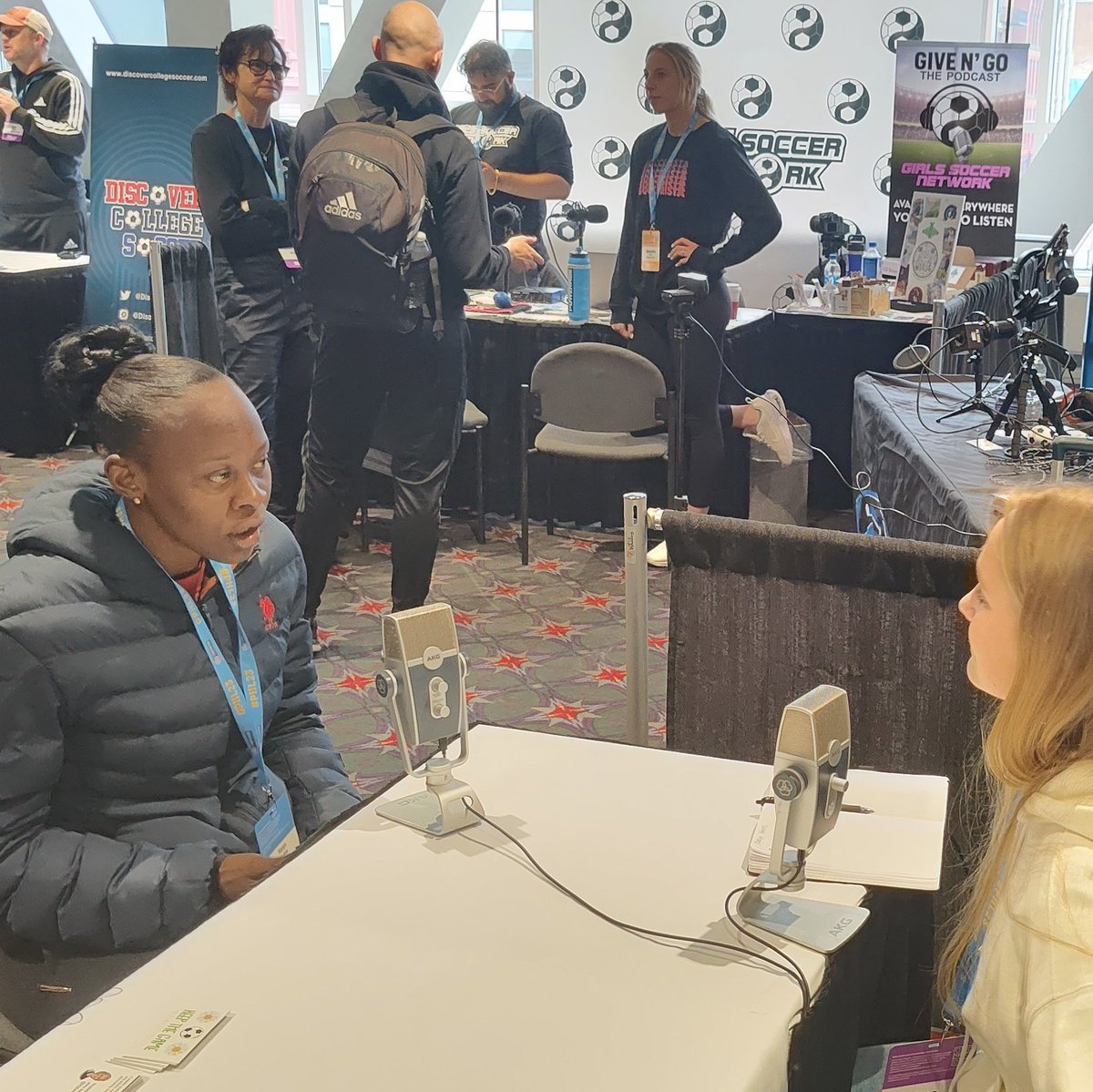 Karyn Forbes captain of the Trinidad and Tobago National Team has authored "Woman of Substance". She talks about ambition, drive, and more from Podcast Row at #PHL23