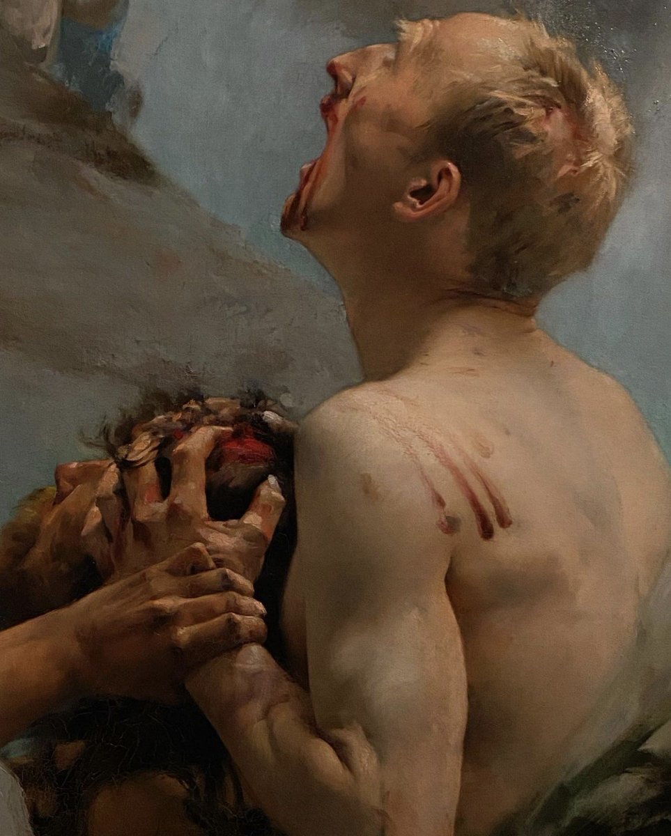 solisolsoli's tweet image. Dante and Virgil in Hell, 1879, by Gustave Courtois (details)