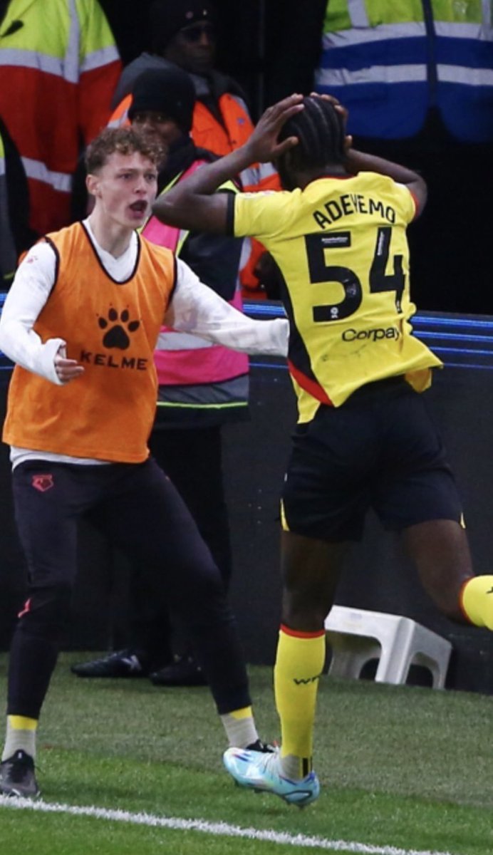 This is one of my favourite Watford images. Ever. So delighted for the lad