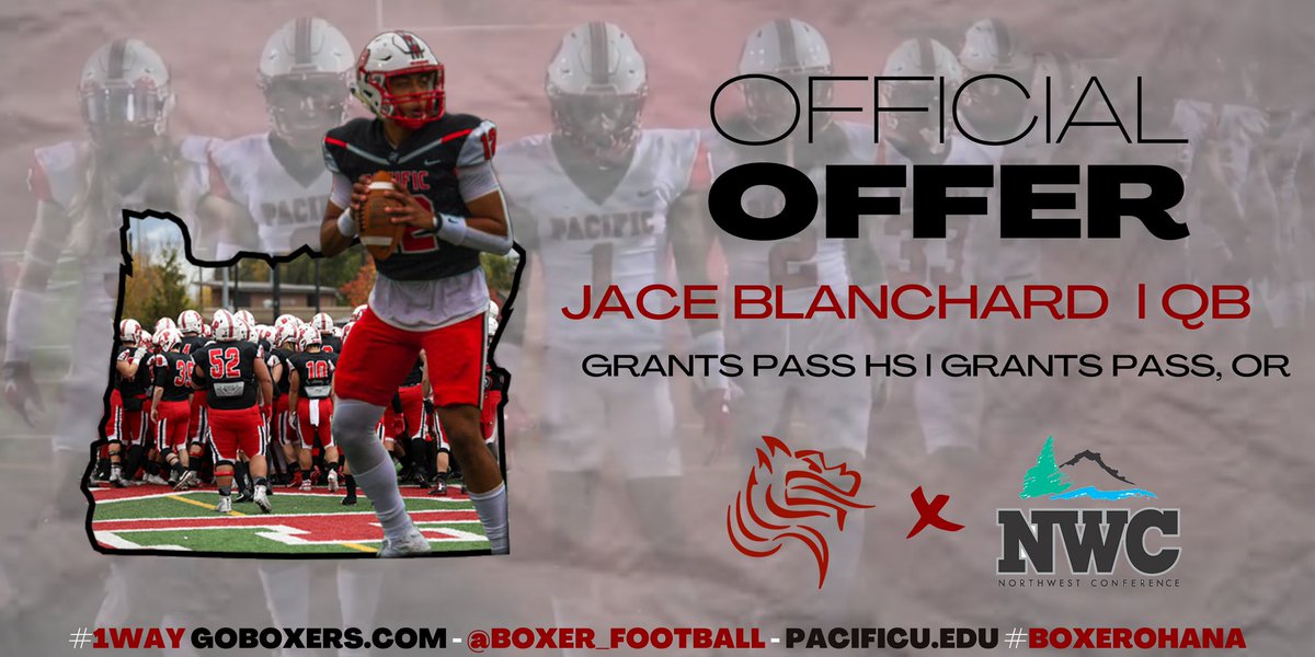 jace_blanchard's tweet photo. Thanks to @CoachJCraft  and @Boxer_Football for giving me the opportunity to continue you my football and academic career at Pacific University!!❤️🖤 https://t.co/3ThX6zfMPD