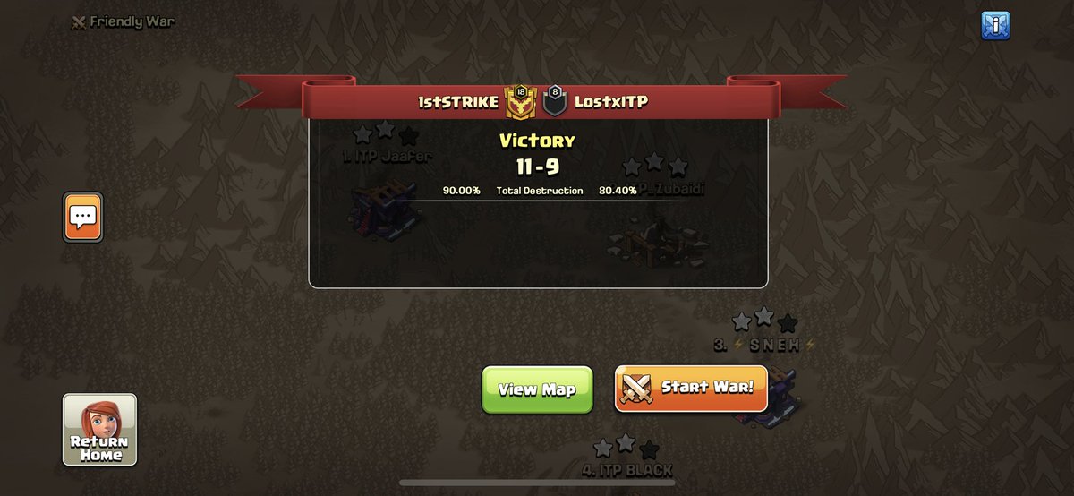 Nice win in first week of <a href="/bw_coc1/">Black Widow</a>, GG to @ITPCoc 🫡

Triple from <a href="/thiagobrsz/">Thiago</a> 🔥