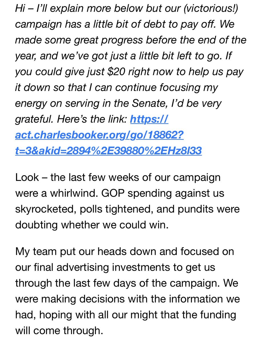 terrymeiners's tweet image. New Hampshire’s @SenatorHassan is assisting @Booker4KY as both of them wrestle with debt from #Election2022