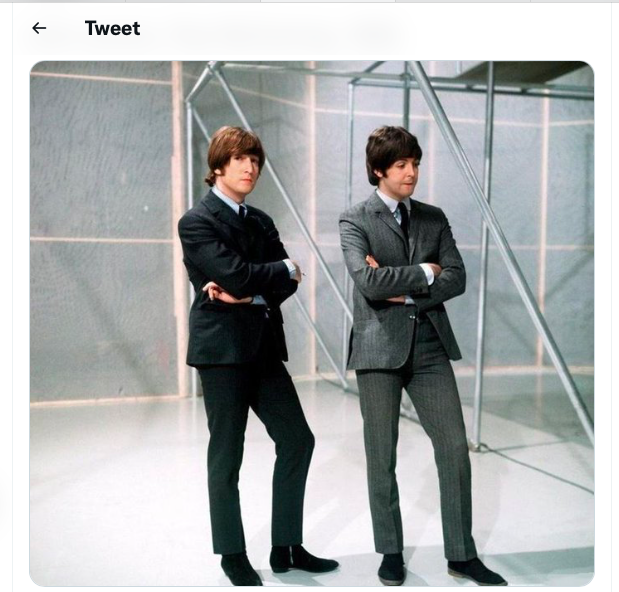 supertamsf's tweet photo. @BeatlemaniaUK Really? https://t.co/w4C2tyf9P0
