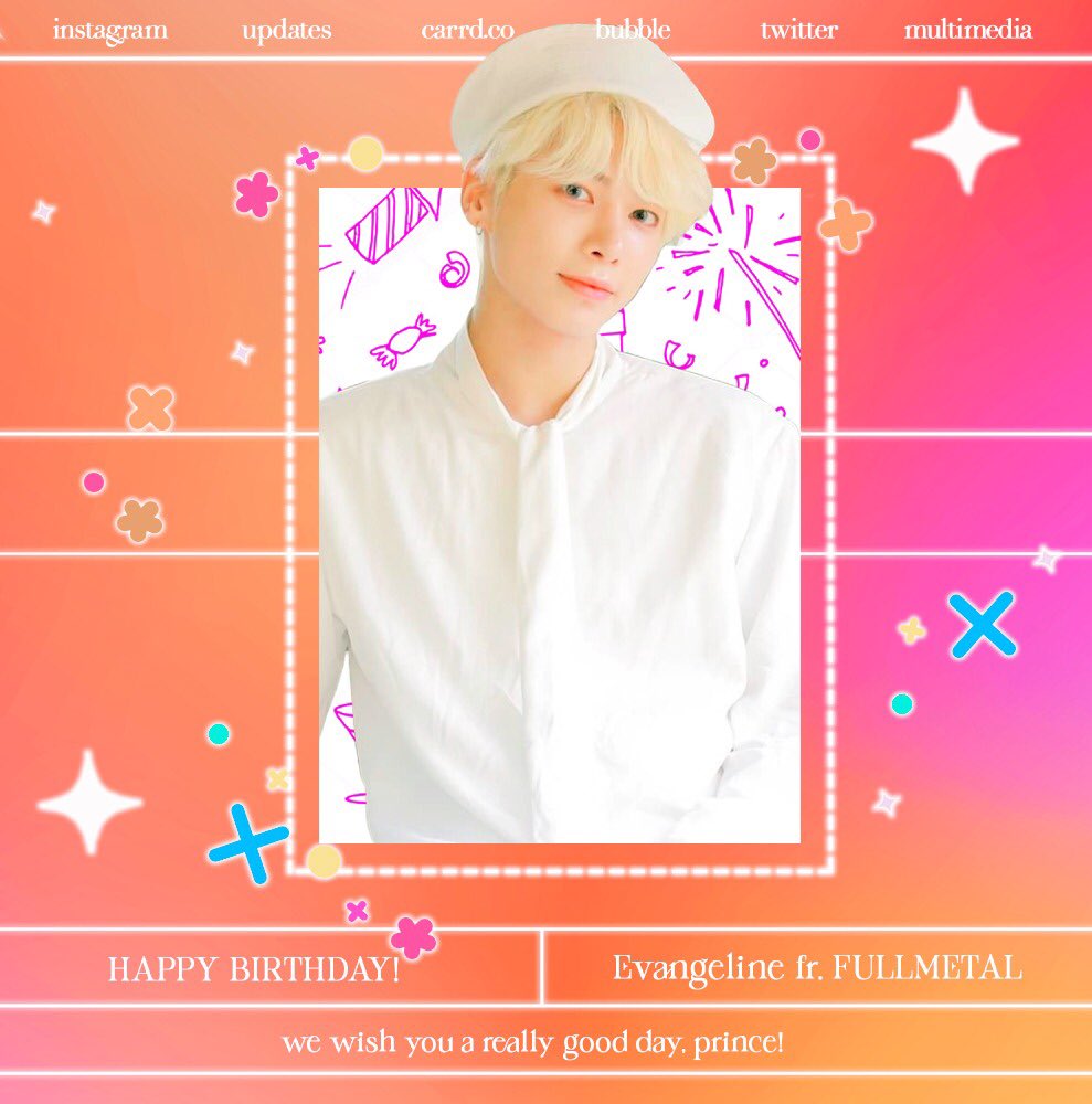 🎂.

             𝗛𝗔𝗣𝗣𝗬   𝗕𝗜𝗥𝗧𝗛⠀⠀ ⁀ ⠀⠀𝗗𝗔𝗬   𝗧𝗢   𝗬𝗢𝗨⠀ .ᐟ

¡En esta casa estamos de fiesta porque hoy nuestro pequeño Evangeline está cumpliendo años! Esperamos tengas el mejor día y deseamos se cumplan todos tus deseos. Let's all say #HappyEvangelineDay!