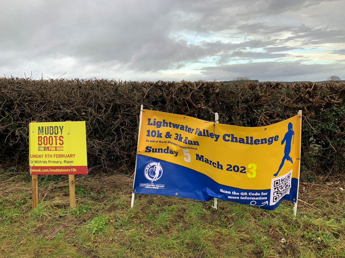 RaceBest's tweet photo. Saw these today. Anyone know where? 🤓
Will you be running one or both of these?
Muddy Boots 10km (and Fun Run) - 5th February - https://t.co/pyynOx05hY 
Lightwater Valley Challenge 10k (and 3km) - 5th March - https://t.co/MMDERLlbdh https://t.co/joyOFbOH20