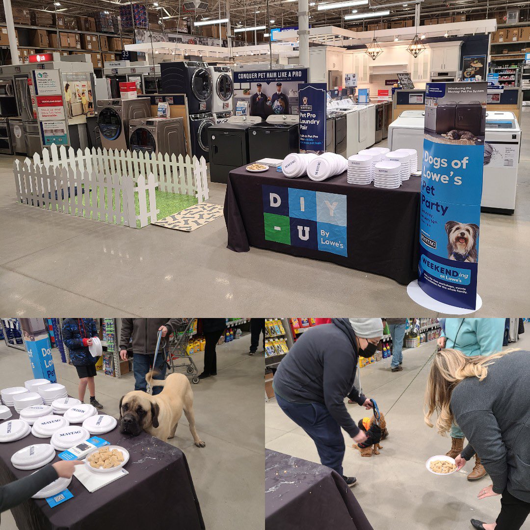 It’s Dogs of Lowe’s Day and #Lowes1127 is having a blast with our fury friends!!! #WeekendingAtLowes <a href="/JoeMcFarland_/">Joe McFarland</a> <a href="/JHoffmann2207/">Joe Hoffmann</a> <a href="/DamonBennettR7/">DBennett</a>