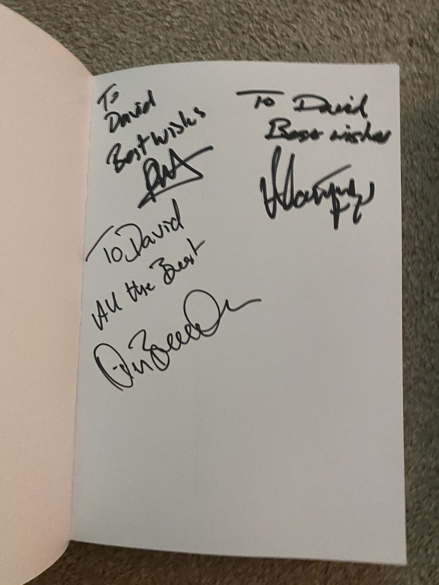 NonLeagueZac's tweet photo. Finally got the ‘They played for David Pleat at Luton Town’ book today!Thanks to @Kitman_Phil #TimBreacker  and Alan Judge for signing it! Also thanks for signing a copy for my 75 year old Grandad who has watched all those players play! Means the world to both of us! https://t.co/tRP7ZiPbrz