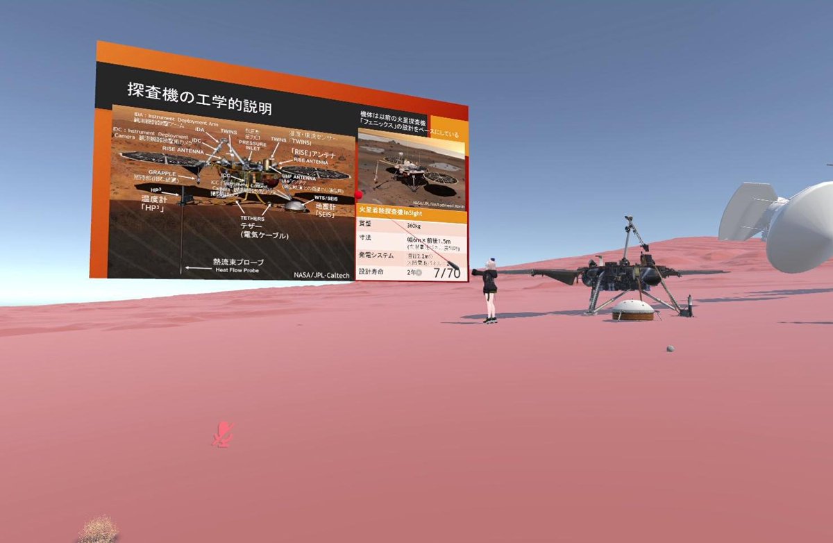 WanderMity's tweet photo. 『InSight -火星の内部に迫った4年間』
InSightの波乱の一生がよくわかる講演でした。
2018年の打ち上げ前からBoardingPassをもらって馴染みがあっただけに最後には感慨深いものがありました。
#天文仮想研究所 https://t.co/F9OdW2Cpwg