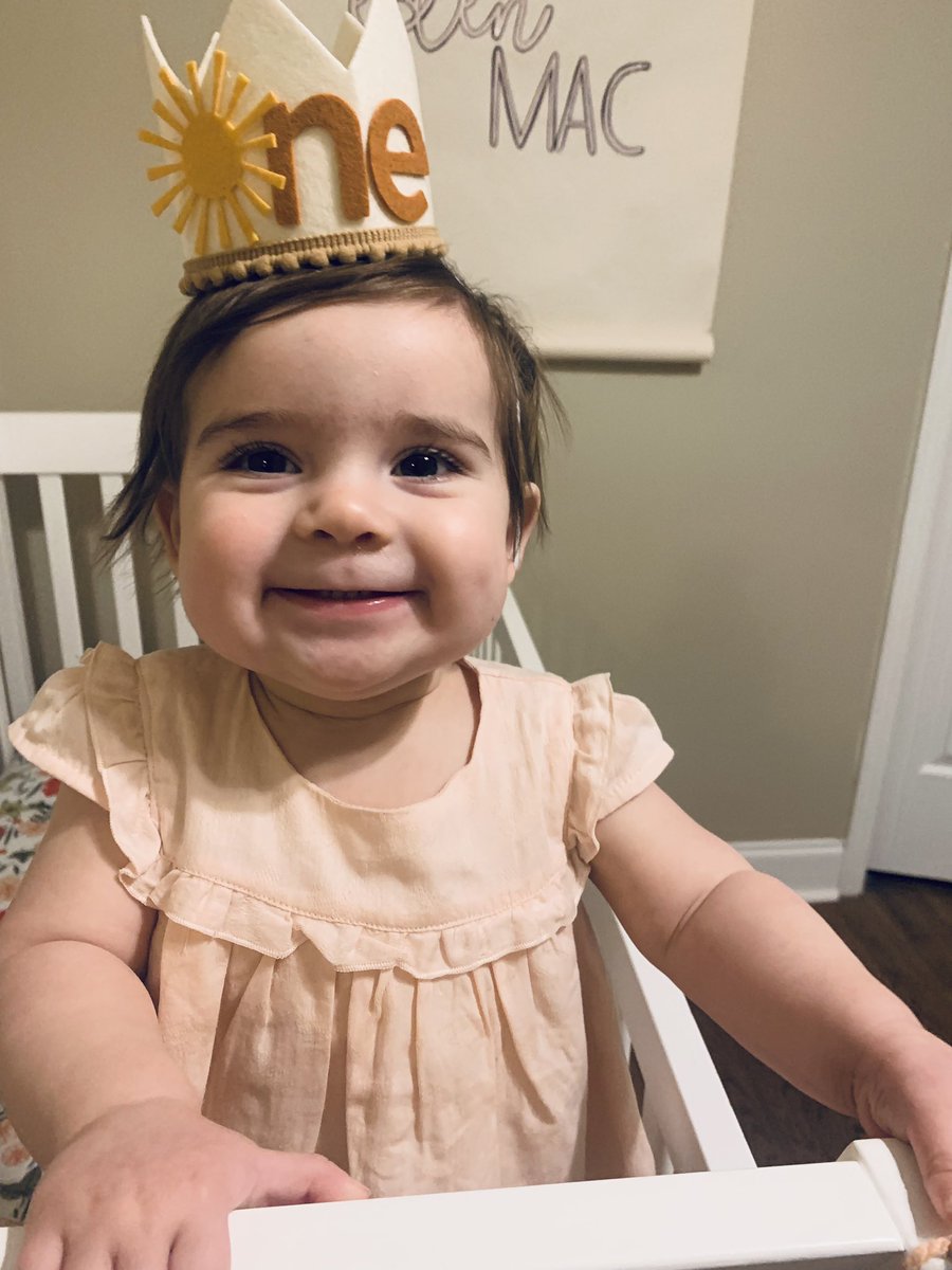 talecejohnson's tweet photo. One year ago today, I delivered a beautiful 8 lb 12 oz baby in Covid isolation. We brought her home in a snow storm. She has been the best baby &amp; such a joy to our lives. I am so thankful that God had a plan for Eden Mac because we can’t imagine our life without her now. https://t.co/fLVbdFV7rw