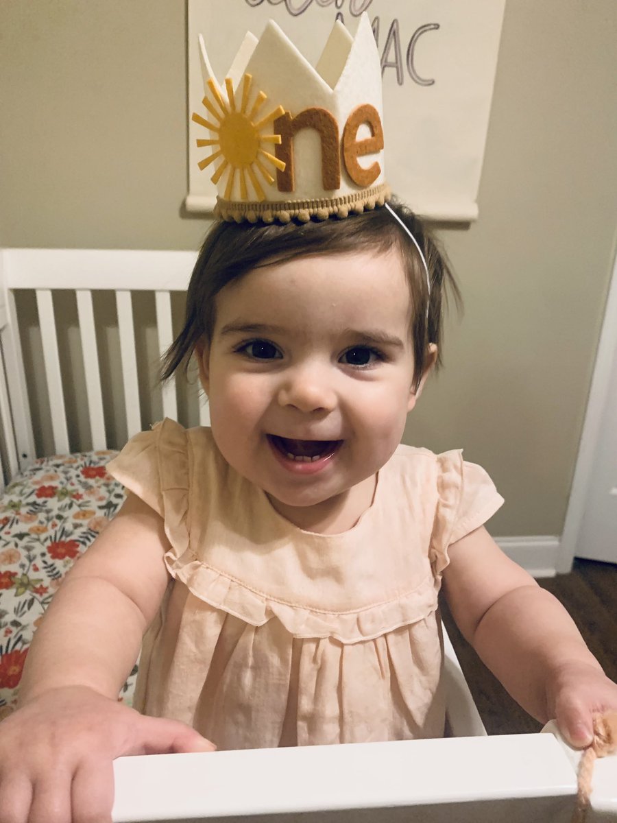 talecejohnson's tweet photo. One year ago today, I delivered a beautiful 8 lb 12 oz baby in Covid isolation. We brought her home in a snow storm. She has been the best baby &amp; such a joy to our lives. I am so thankful that God had a plan for Eden Mac because we can’t imagine our life without her now. https://t.co/fLVbdFV7rw