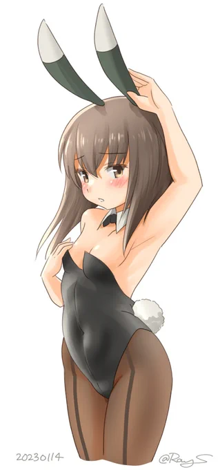 新型電探装備たいほうさぎ#艦これ版深夜の真剣お絵描き60分一本勝負#艦これ版真剣お絵描き60分一本勝負_20230114 