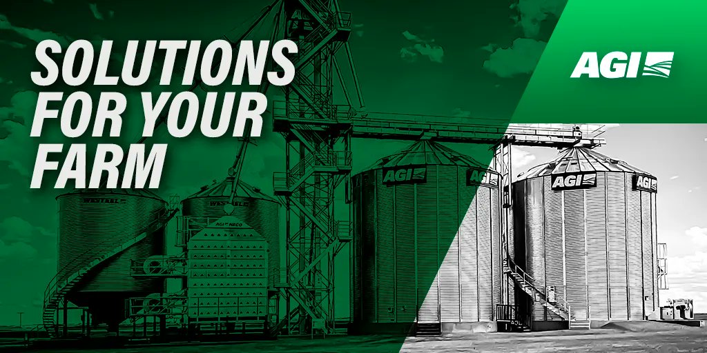 @AgGrowthIntl ’s team of product experts will be discussing their augers, conveyors, dryers, storage, aeration and so much more at our booth. Watch for the schedule on @AgGrowthIntl on your favorite social media channel.
Thanks to AGI for being an #agdaysplatinumsponsor #agdays23
