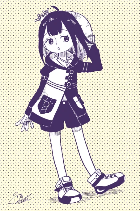 オデッセイ配信今後が楽しみ…!これは絵柄パロしたいな～と思ったけどボンキュッボンしかいない作品なのでやむなく幼女にされたなつきさん#紫月なつき#なつきお絵描き帳 