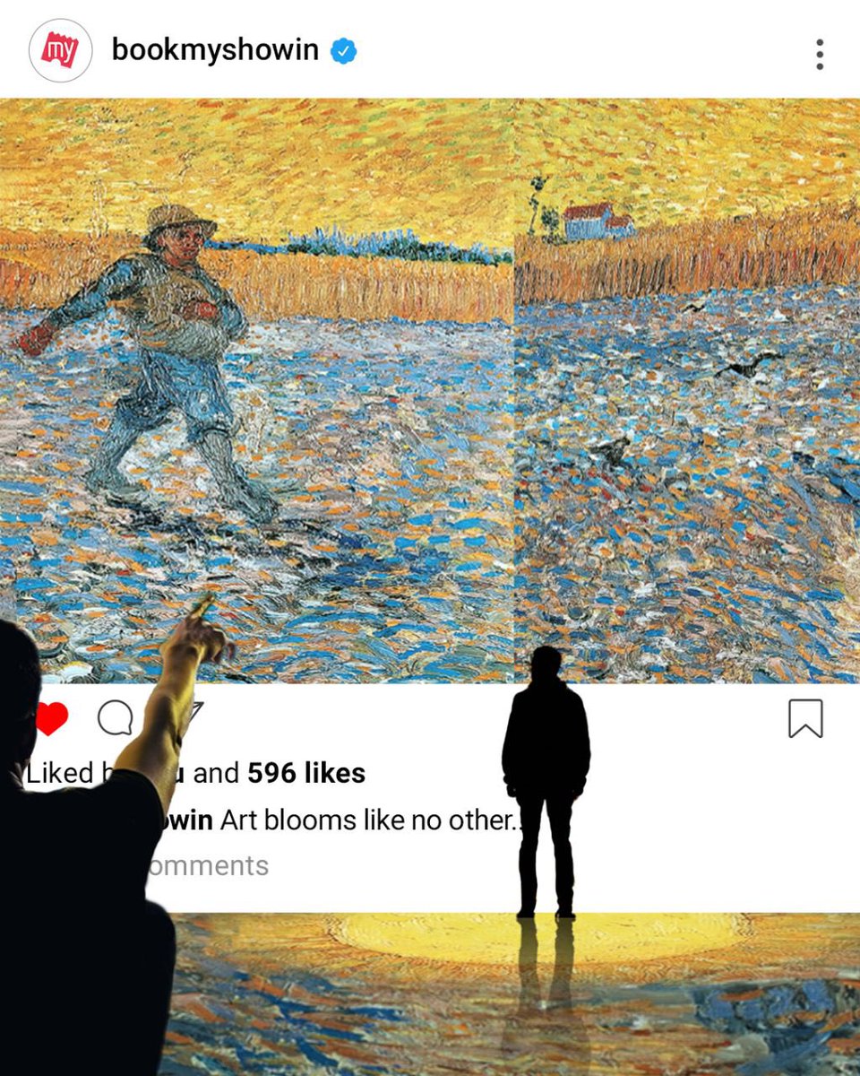 bookmyshow's tweet photo. Just a picture of Van Gogh’s genius isn’t enough. Immerse yourself in Van Gogh’s work ✨
Book your tickets for Van Gogh 360° now! 

.
.
#VanGogh #Museum #StarryNight #StarryNightVanGogh  #VanGogh360India https://t.co/jLOfRV7APh