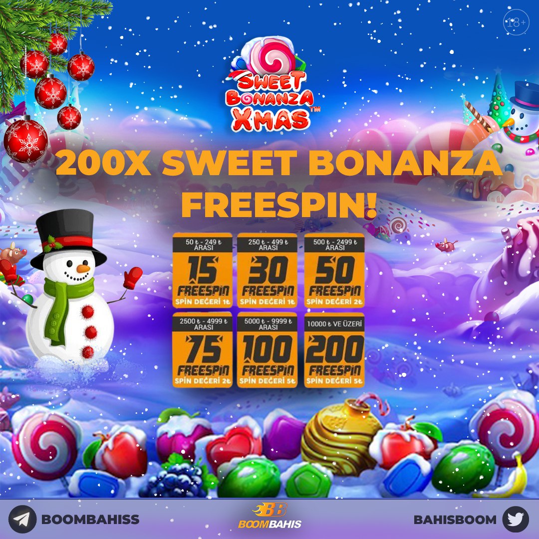 🚀 Boombahis Yatırımınıza Ek Sweet Bonanza Oyununda Geçerli 200 Freespin!  bit.ly/3W3J5g0