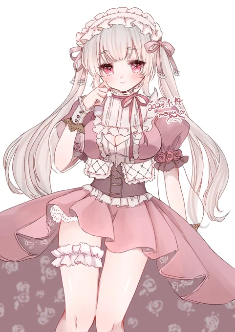 おめめキラキラとおみあし可愛く描けました#オリジナルイラスト #創作 