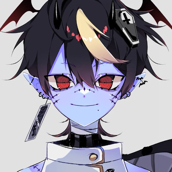 wip of a new model design for myself!idk what cryptid i am yet, still brain storming~ 