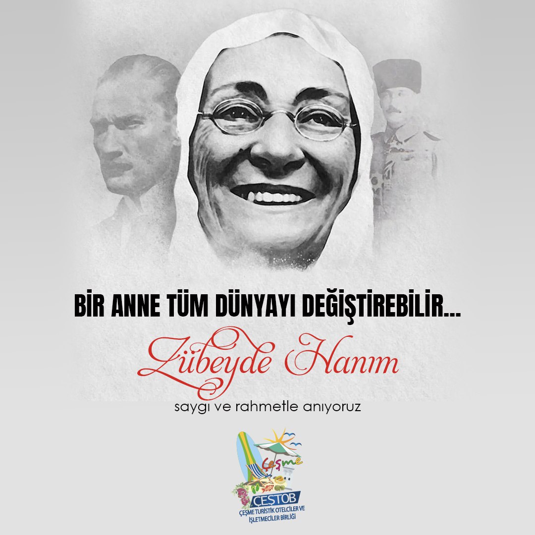 Bir Anne Tüm Dünyayı Değiştirebilir! Türkiye Cumhuriyeti’nin kurucusu, Ulu Önderimiz Gazi Mustafa Kemal Atatürk’ün kıymetli annesi Zübeyde Hanım’ı aramızdan ayrılışının 100'üncü yıl dönümünde saygı ve minnetle anıyoruz.
#zübeydehanım