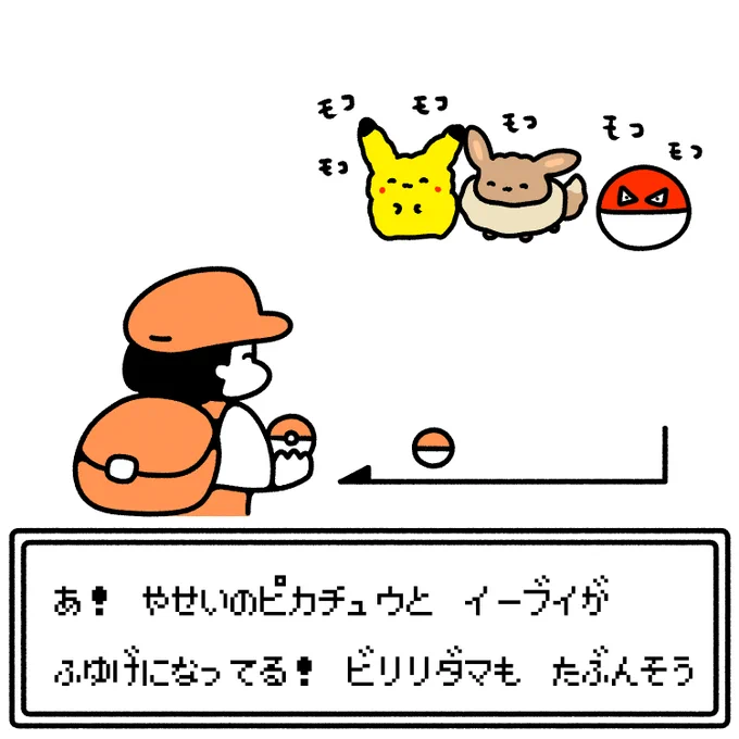 野生のピカチュウ 