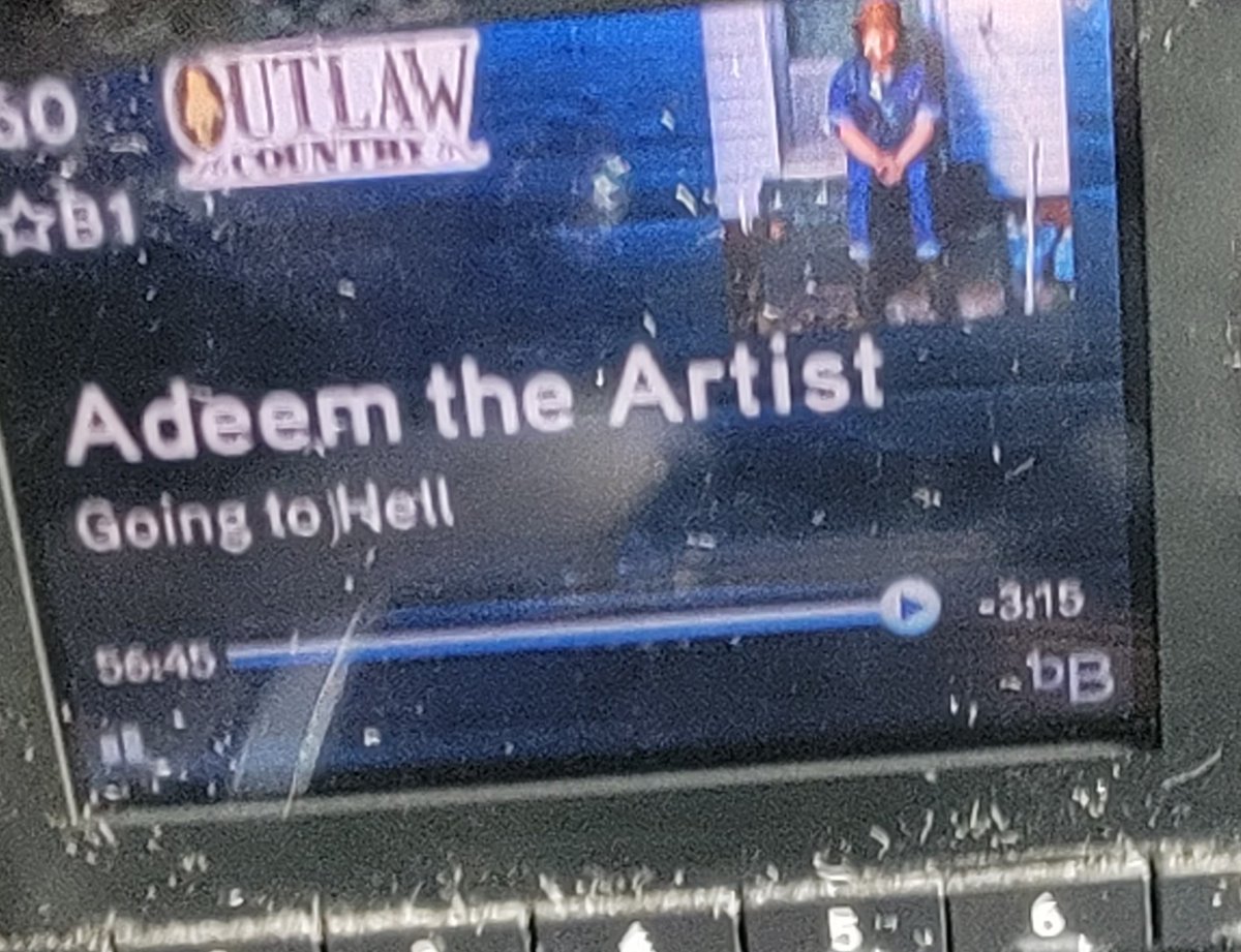Cockycaster's tweet image. .  @AdeemTheArtist  hells yeah!  First spin I've heard on @SXMOutlaw. Starting my day off right! @Elizabeth_Cook #ApronStrings