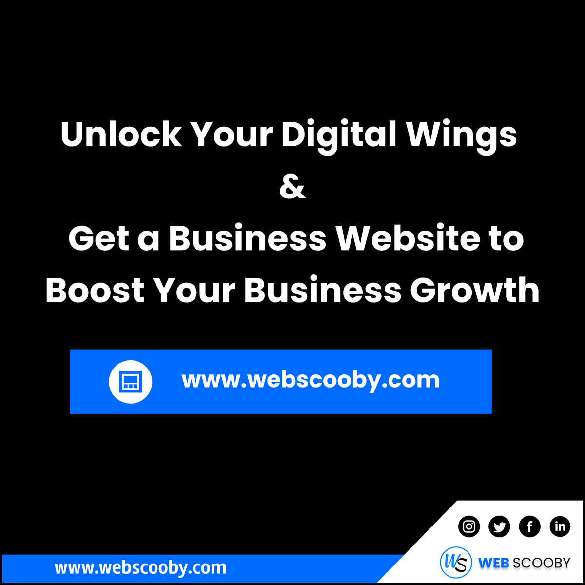 WebScooby's tweet photo. If you have no website to promote your business, you are not giving exposure to a wide audience willing to know you online.

Build a professional business website NOW...!!!

VISIT US: https://t.co/d4wK6LGpjp

#websitedevelopmentservices #UnitedStates #buildprofessionalwebsite https://t.co/gNq8GoqBUg